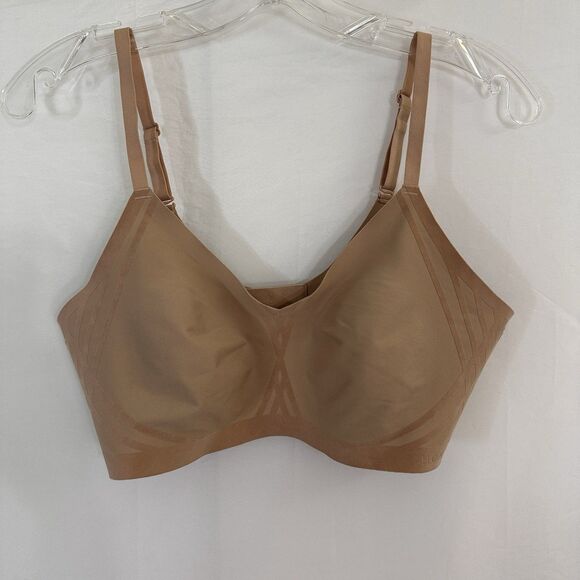 HoneyLove Silhouette Bra Womens LARGE LWBR0201 Tan Nude Sand Convertible - Picture 3 of 8